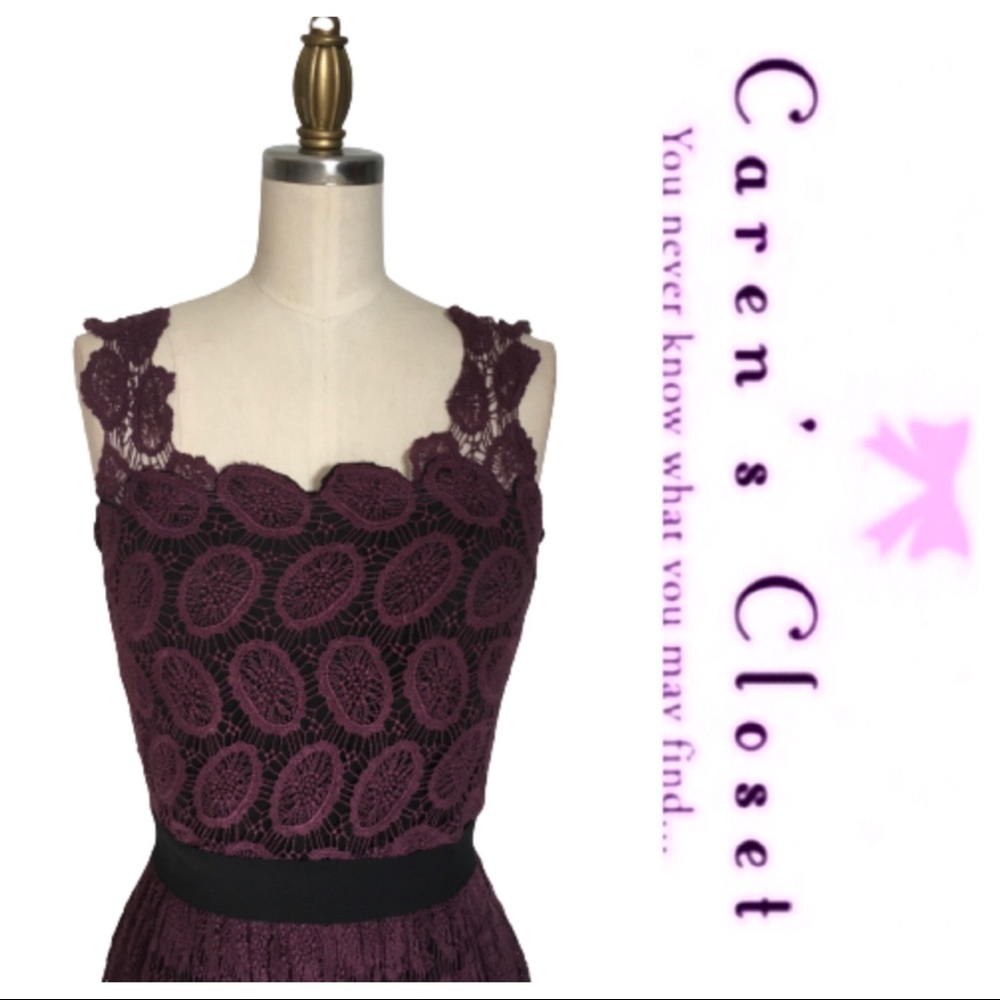 Robert Rodriguez Purple Boho Crochet Dress - Picture 6 of 6